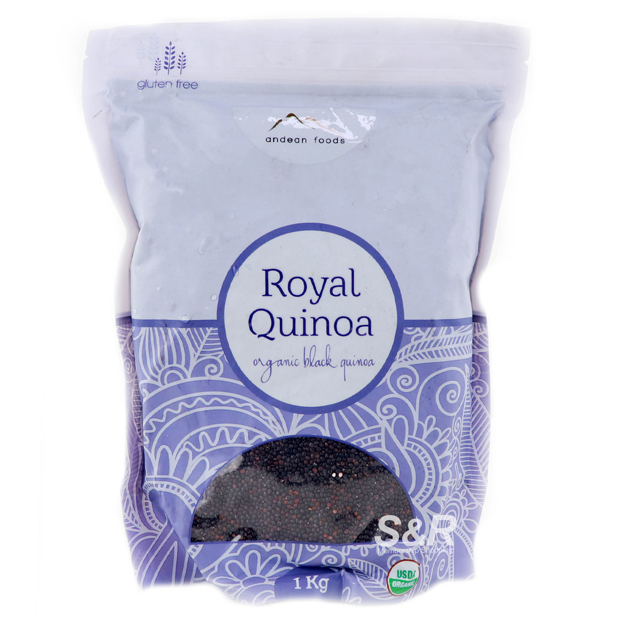 Andean Foods Organic Black Royal Quinoa 1kg Andean Foods Organic Black Royal Quinoa 1kg